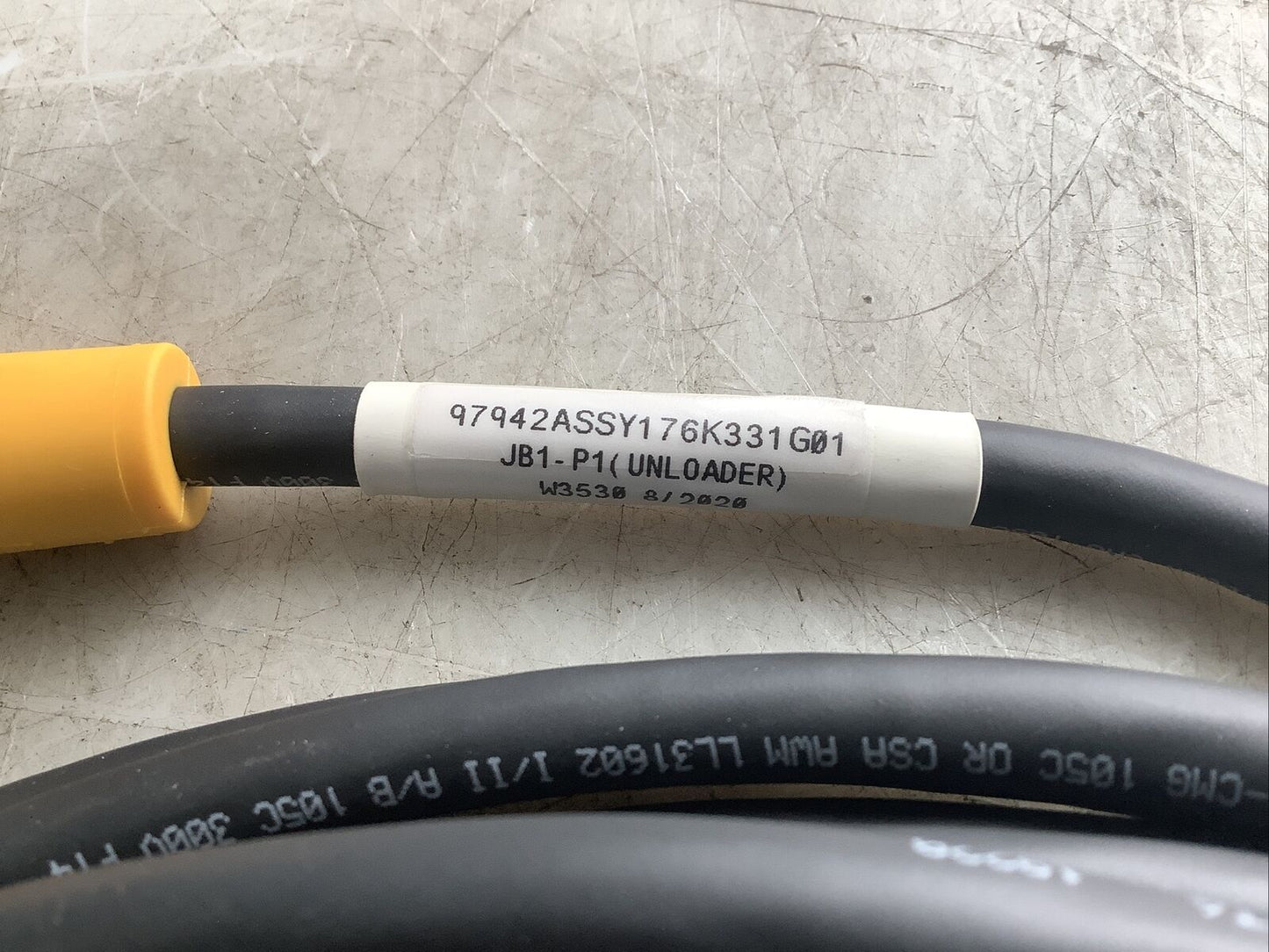 TURCK 176K331G01 CABLE ASSEMBLY U3S