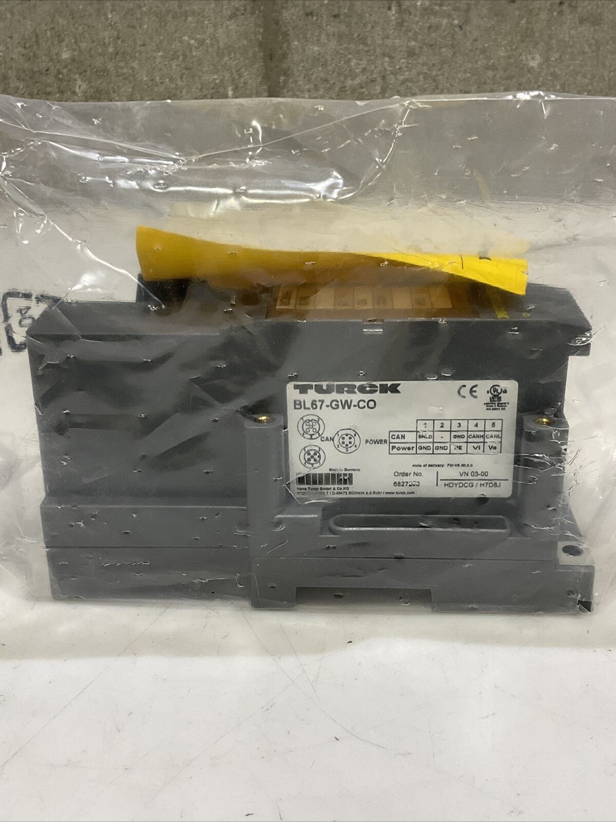 TURCK BL67-GW-CO I/O GATWAY U3S