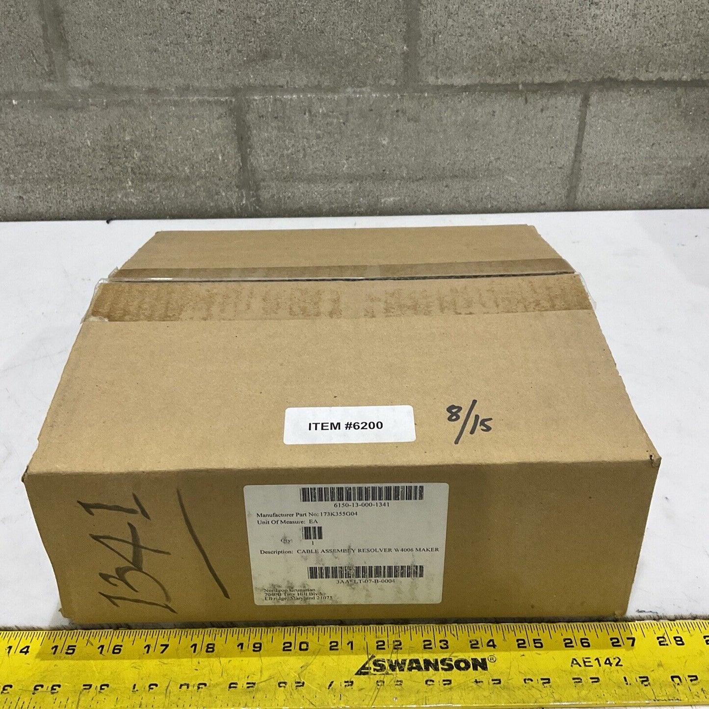 TURCK 13079 U2-16481 CABLE ASSEMBLY RESOLVER W4006 MAKER U3S