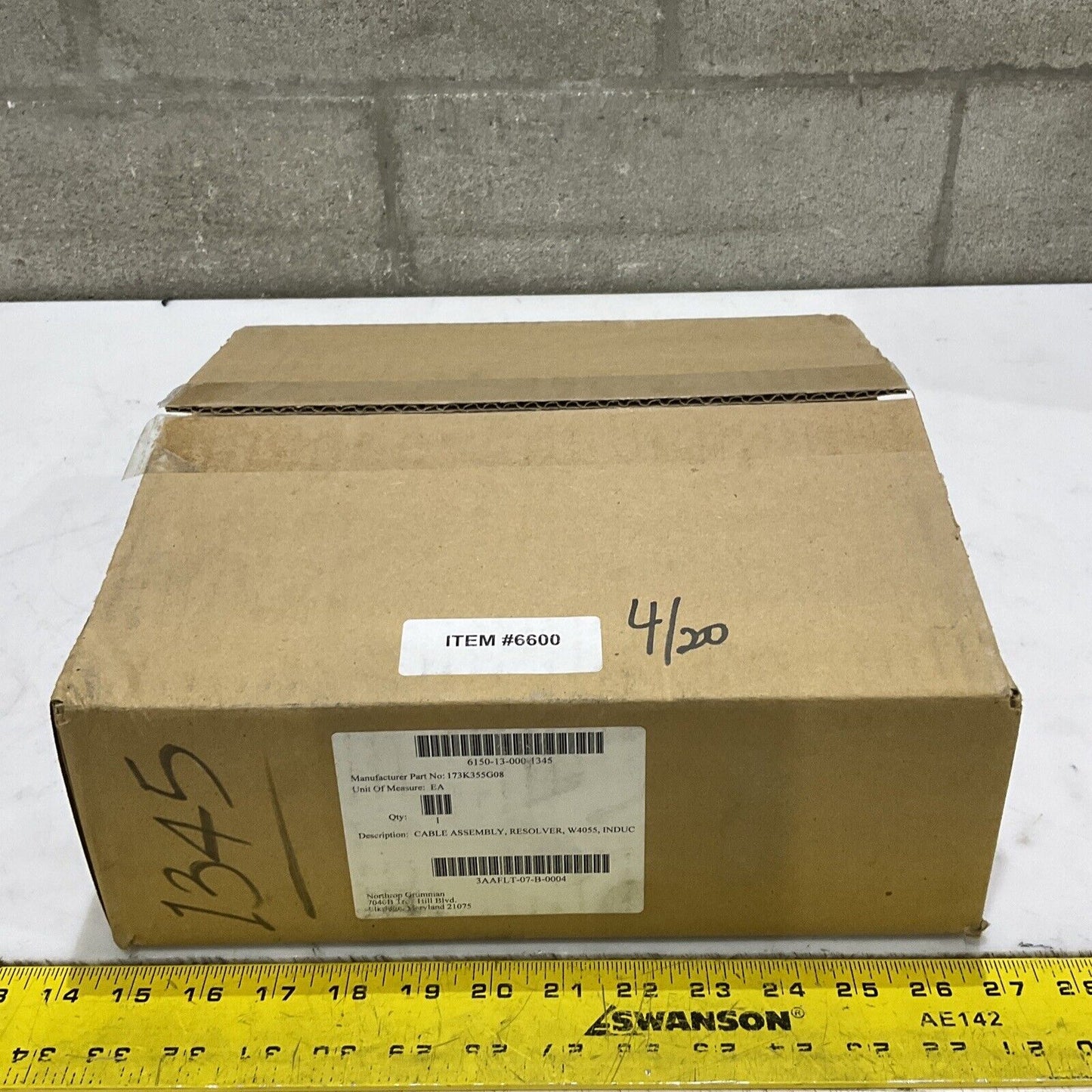TURCK 13083 U2-16483 RESOLVER CABLE ASSEMBLY RESOLVER W4055 U3S