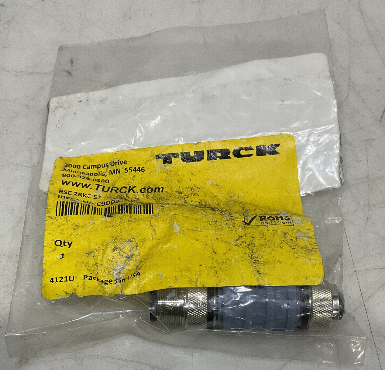 TURCK E9003 CONNECTOR U3S