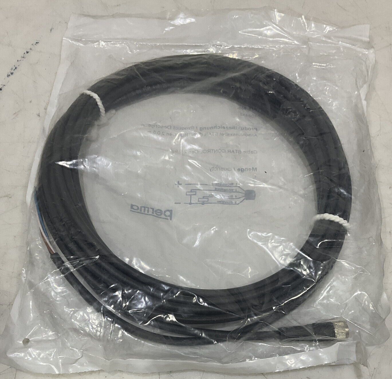 PERMA 108432 STAR CONTROL GEN 2.05 M CABLE U3S