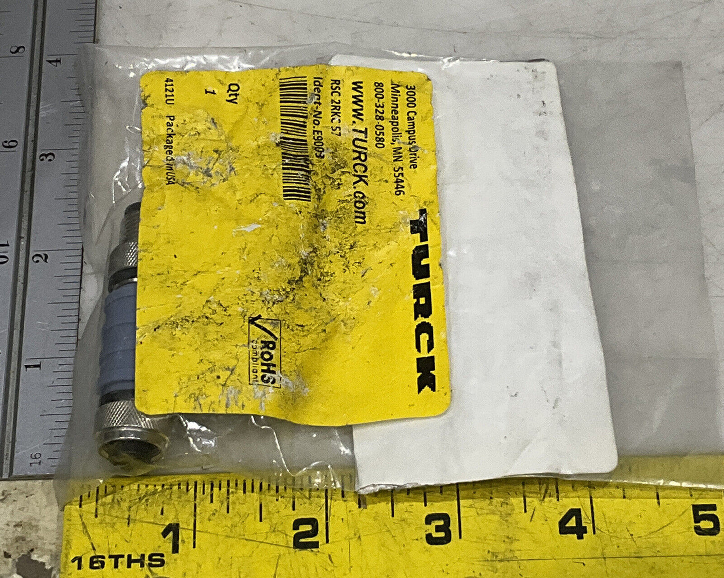 TURCK E9003 CONNECTOR U3S