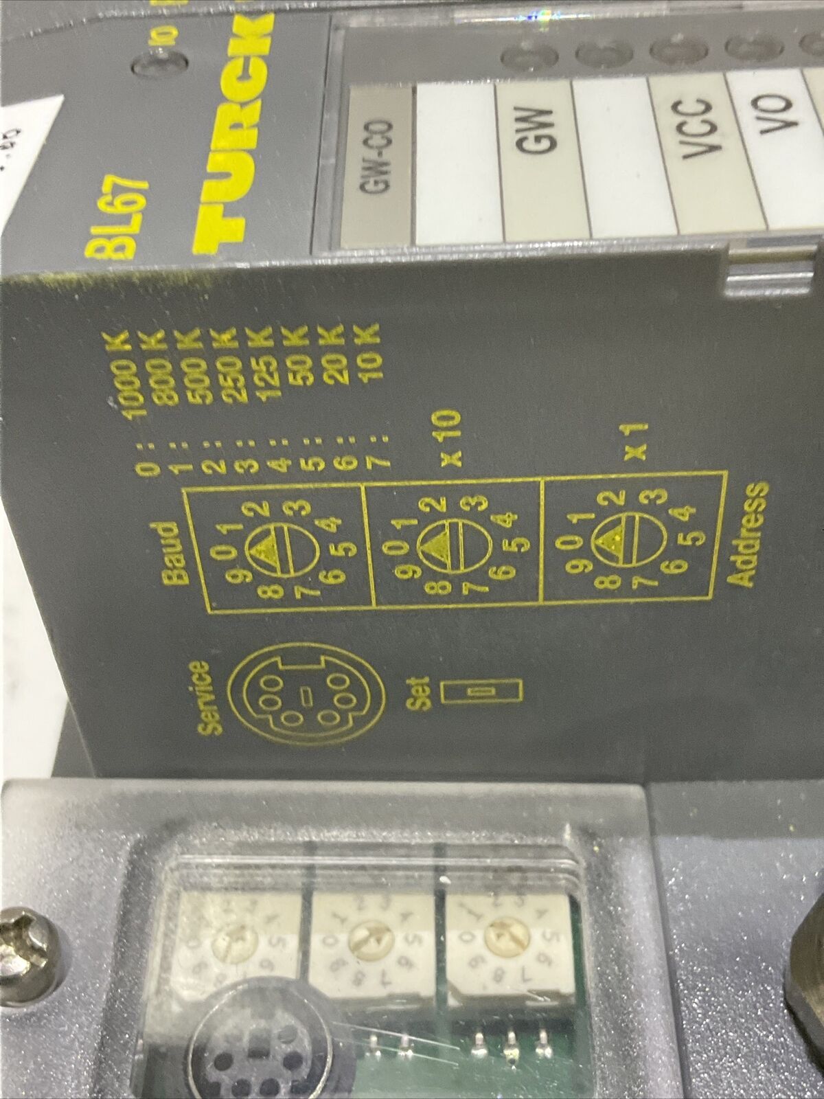 TURCK BL67-B-1M16-19-0.5M BL67-B-8M8 BL67 VERTICALIZER CAN OPEN ASSEMBLY U3S