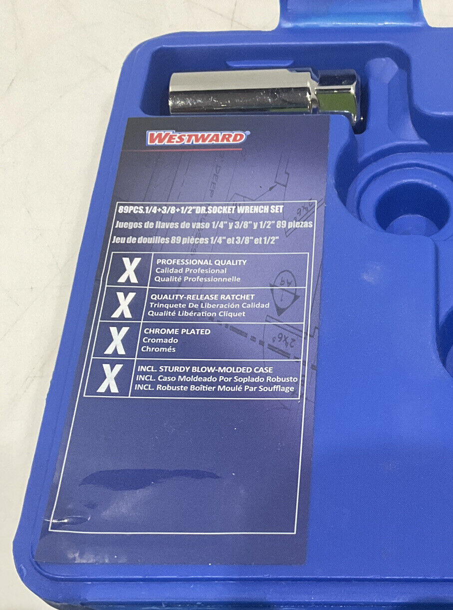 WESTWARD 4PM18A SOCKET WRENCH SET/INCOMPLETE U3S