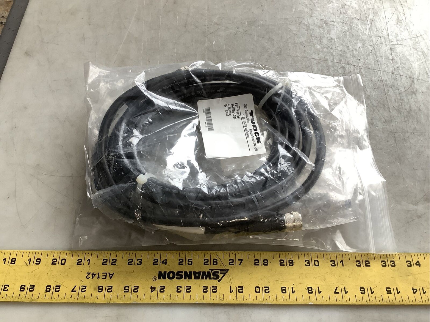 TURCK 167K091G06 U2-13017 CABLE ASSEMBLY U3S - LOT OF 2