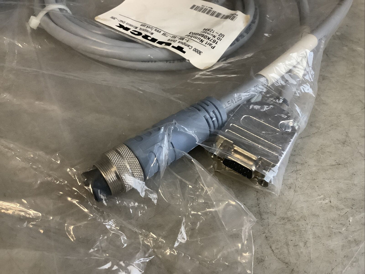 TURCK 167K065G03 U2-12884 CABLE ASSEMBLY U3S