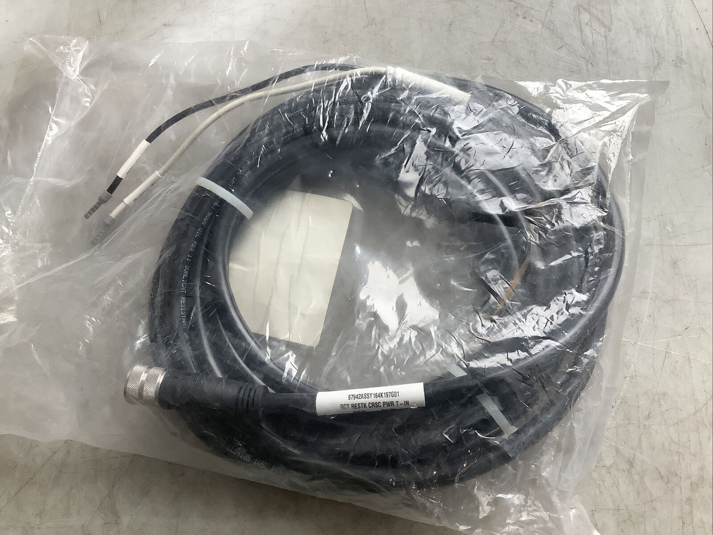 TURCK 3AAFLT-07-B-0004 W279 CABLE ASSEMBLY U3S