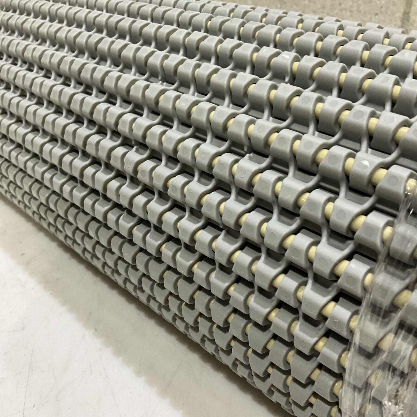 HABASIT AMERICA G1220 MODULAR BELTING 115 ROWS GRAY PP 18 IN X 58 IN U3S