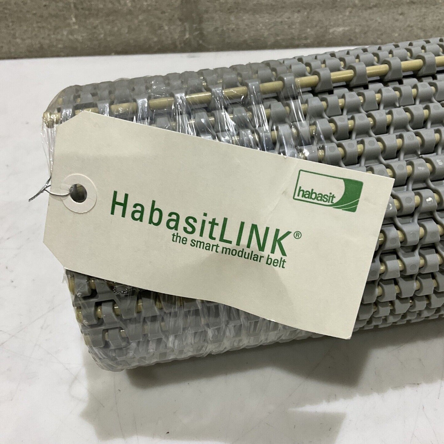HABASIT AMERICA G1220 MODULAR BELTING 115 ROWS GRAY PP 18 IN X 58 IN U3S