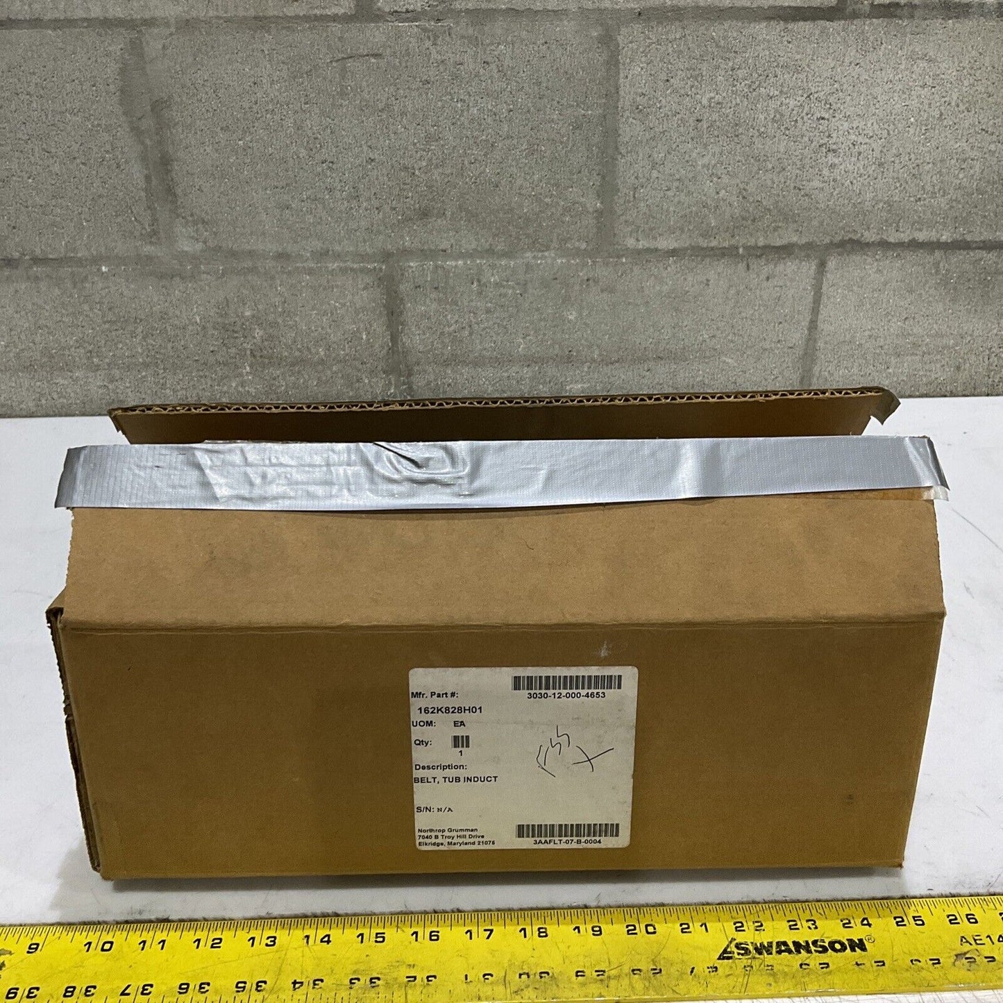 HABASIT AMERICA NSL-10ELBV TUB INDUCT BELT 15 IN X 91 IN U3S