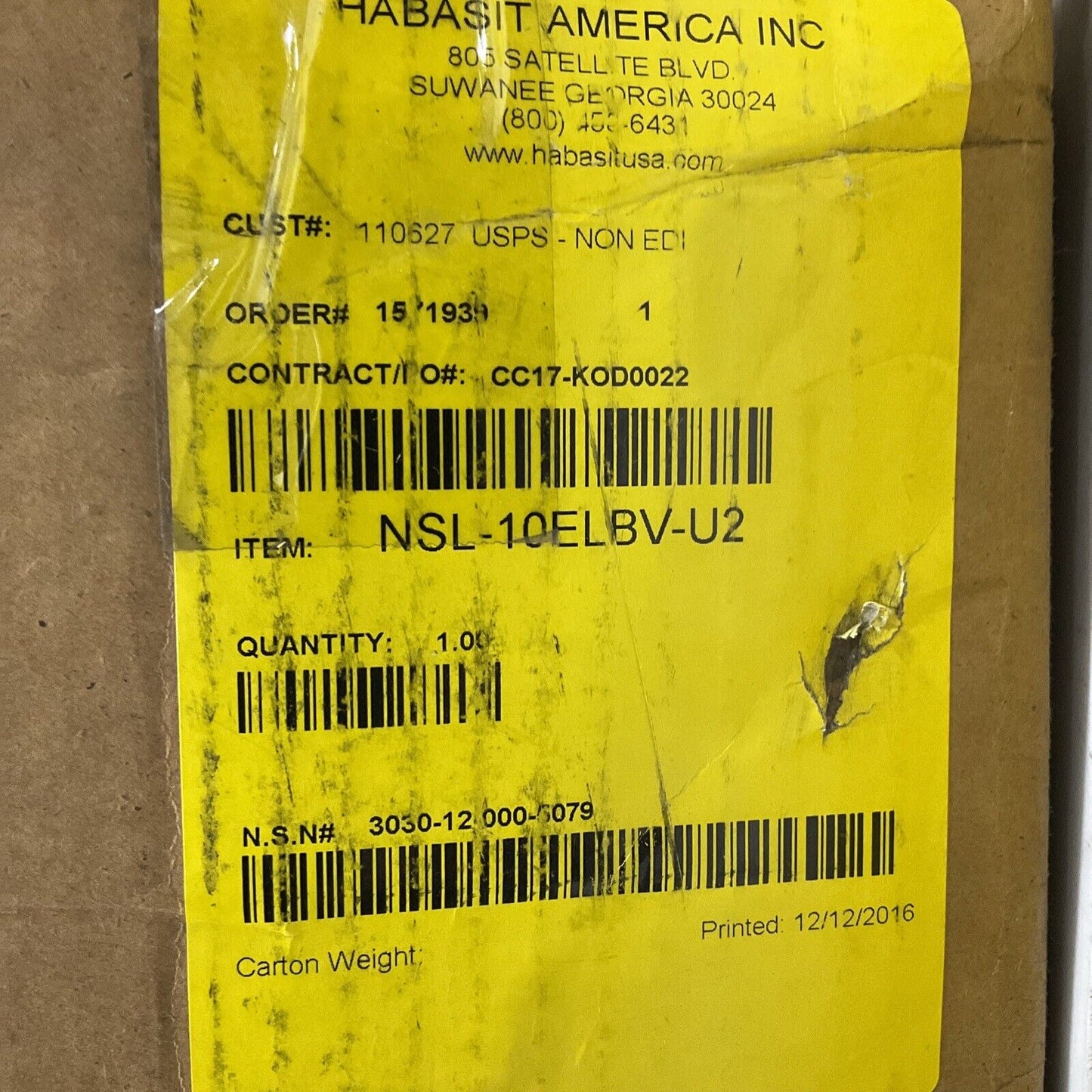 HABASIT AMERICA NSL-10ELBV-U2 HABAFLOW BELT EXTENSION 20 IN X 227 IN U3S