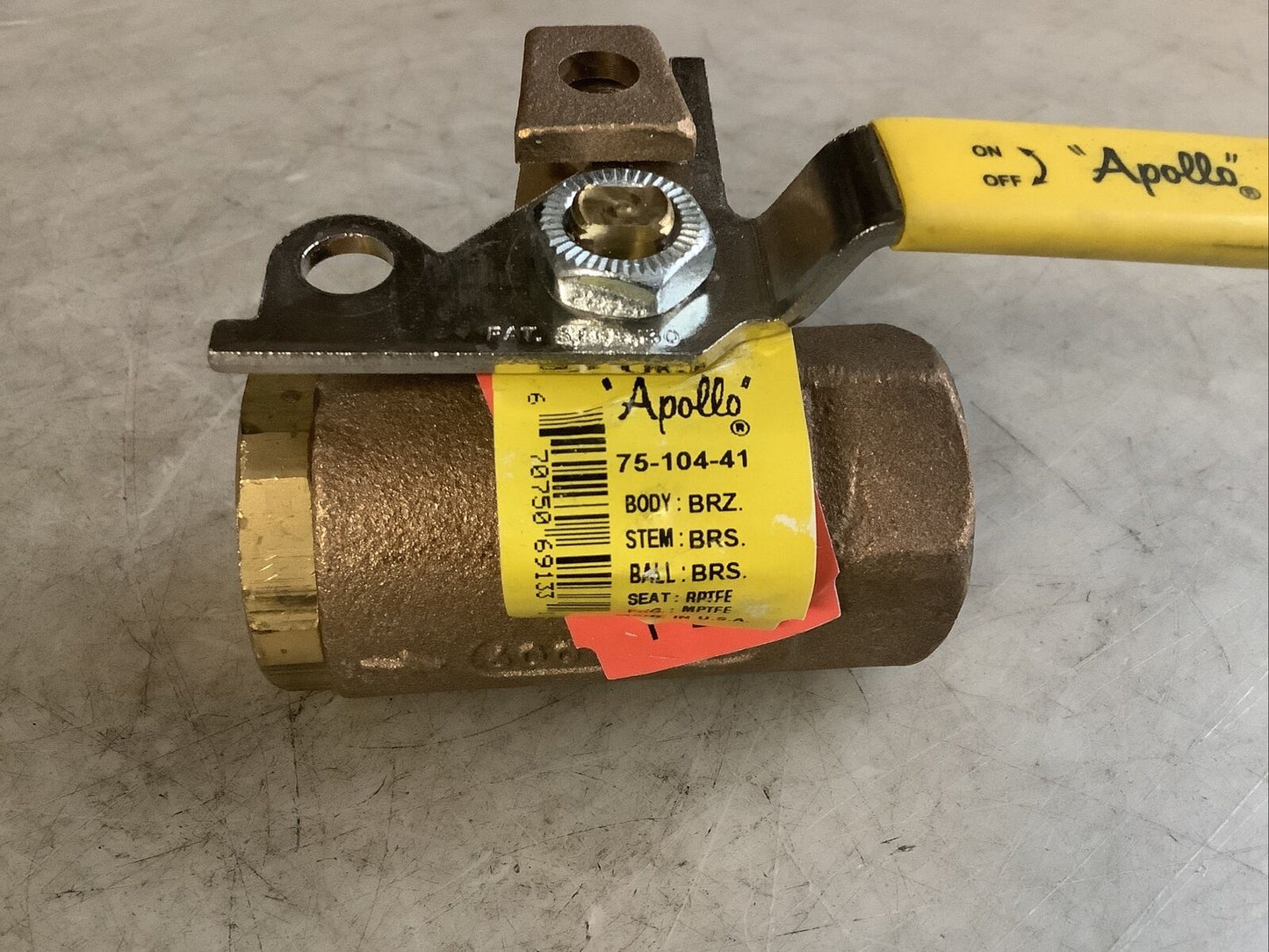 APOLLO 75-104-41 BALL VALVE 3/4NPT U3S