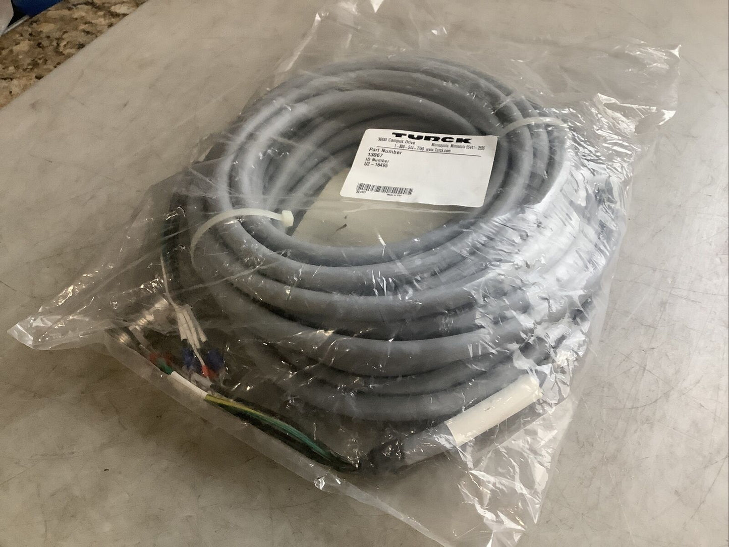 TURCK 13067 U2-16495 CABLE ASSEMBLY U3S