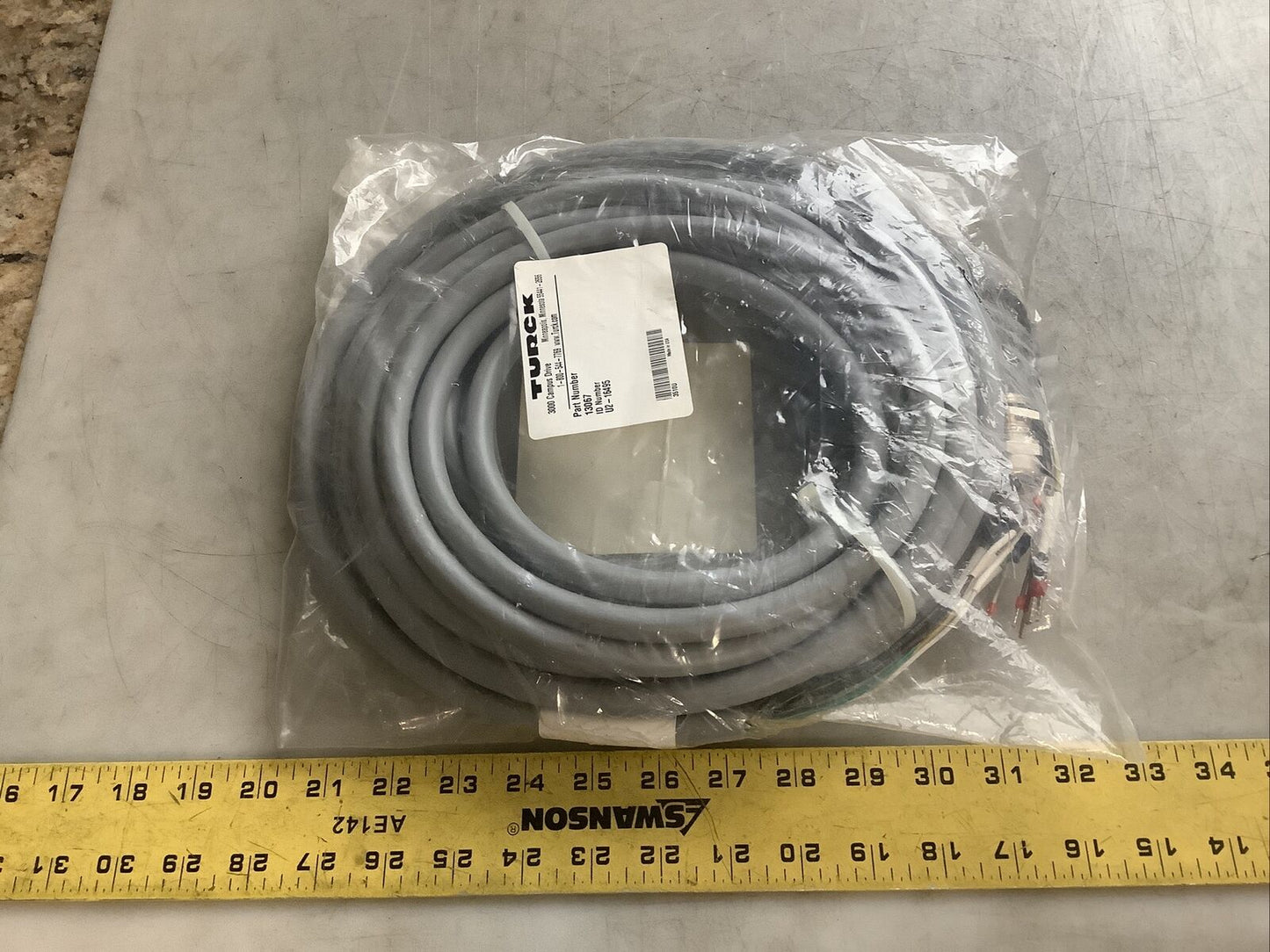 TURCK 13067 U2-16495 CABLE ASSEMBLY U3S