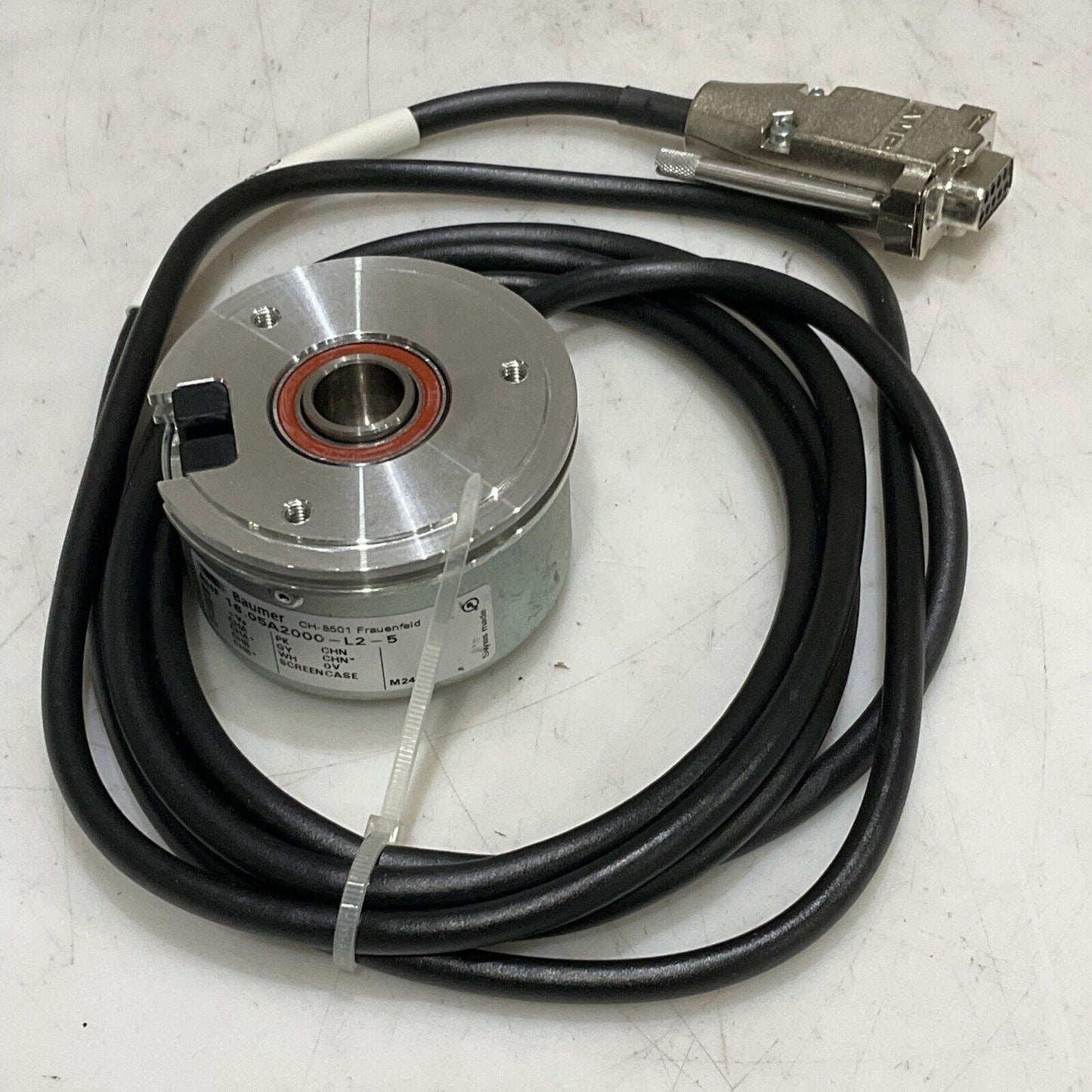 BAUMER CH-8501 BHF 16.05A2000-L2-5 WIRE ENCODER ASSEMBLY U3S