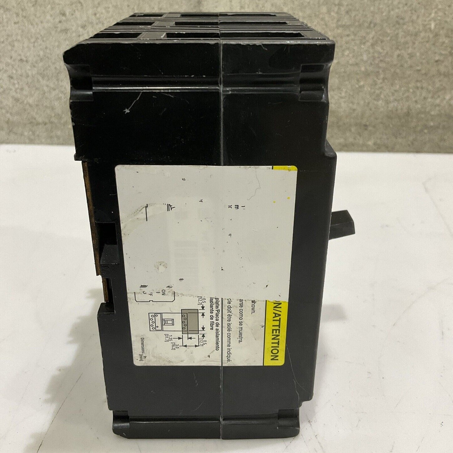 SQUARE D MAG-GARD FH 7 A CIRCUIT BREAKER 600V U4M