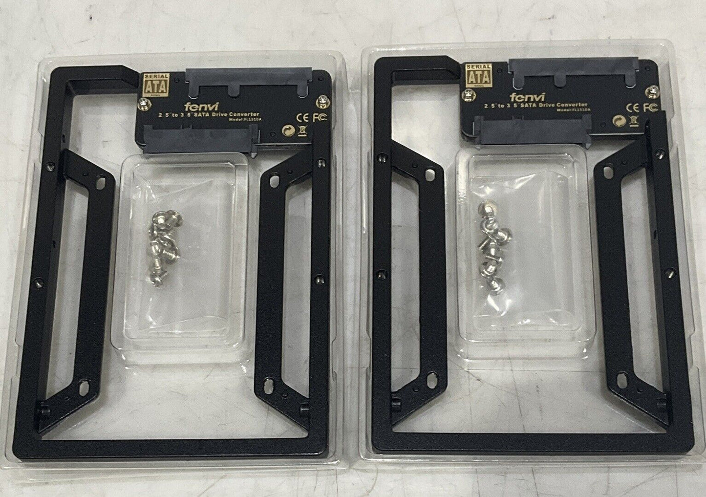 FENVI 2.5” TO 3.5” DRIVE CONVERTER BRACKET LOT OF 2 U3S