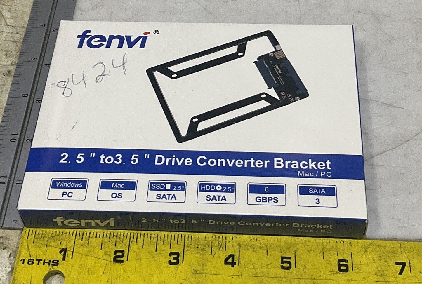 FENVI 2.5” TO 3.5” DRIVE CONVERTER BRACKET LOT OF 2 U3S