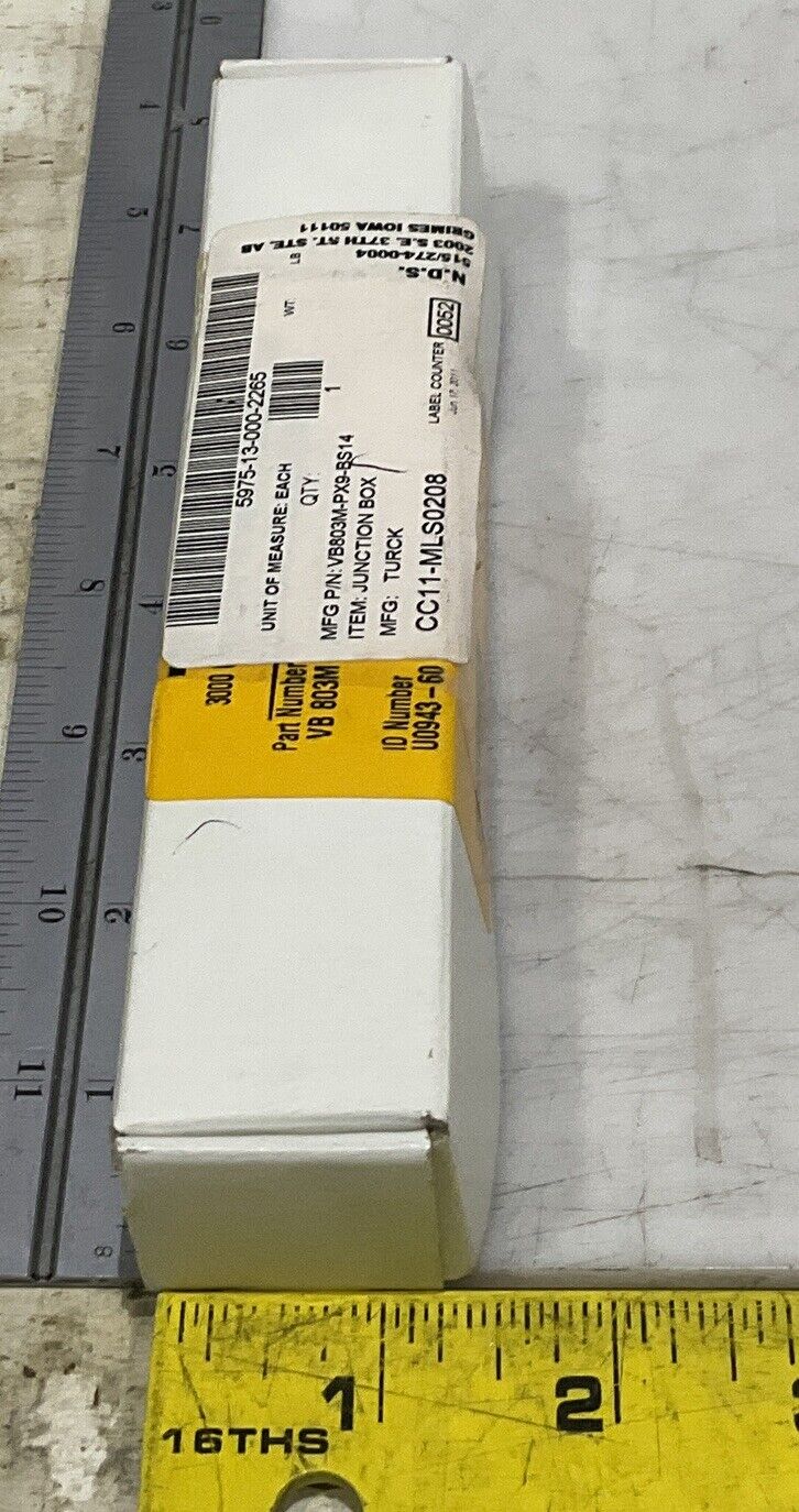 TURCK U0943-60 JUNCTION BOX U3S