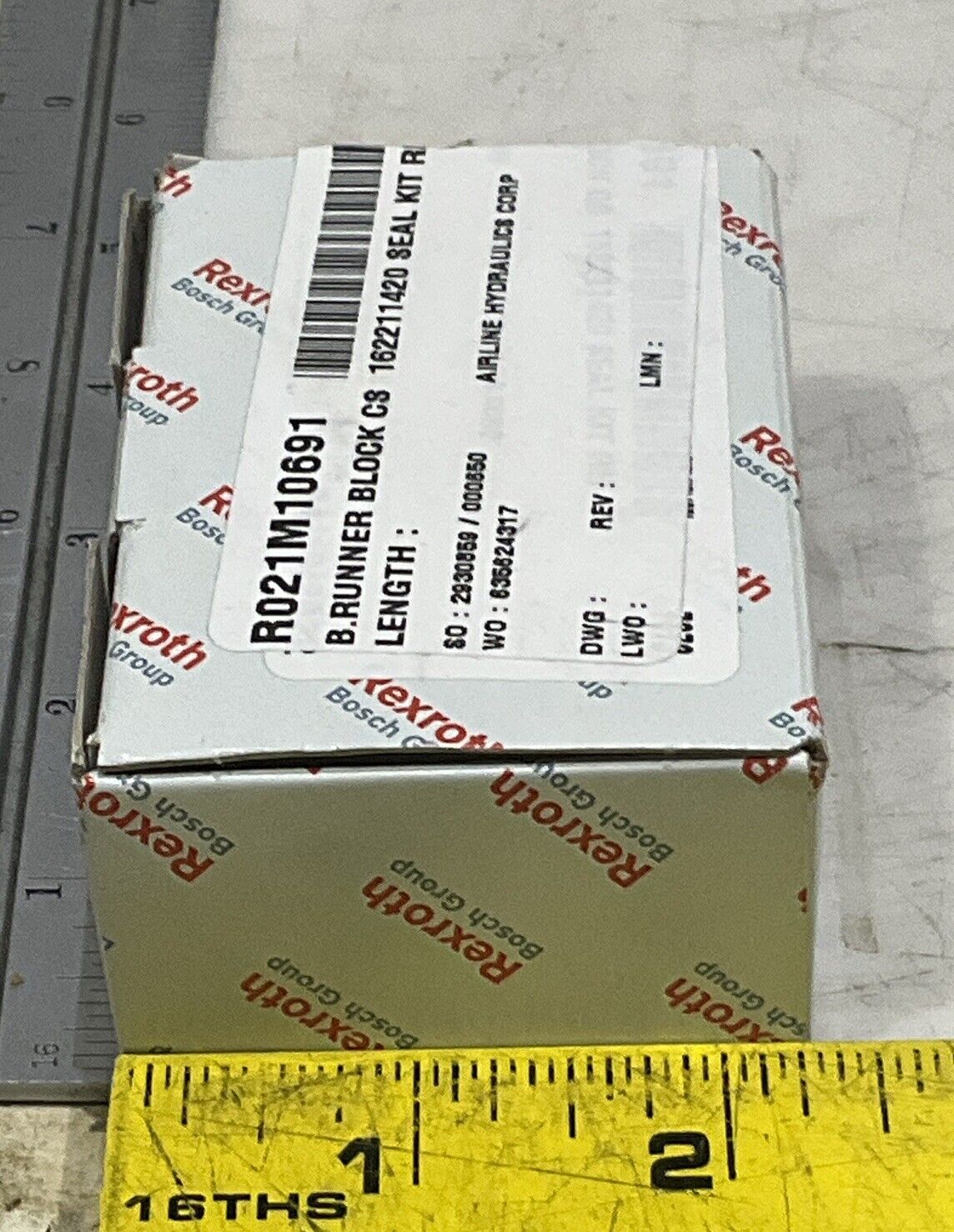 REXROTH R021M10691 RUNNER BLOCK SEAL KIT U3S