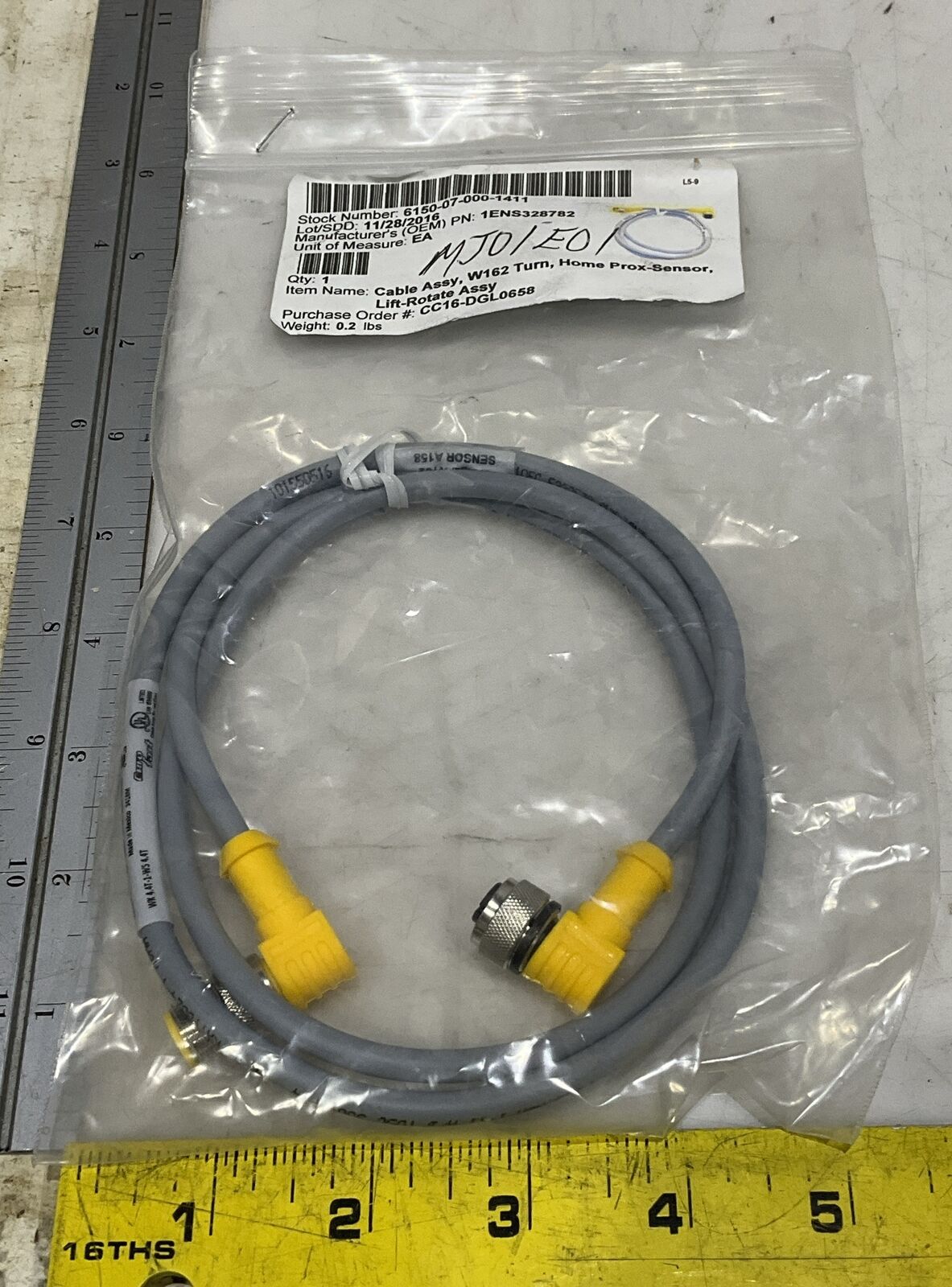 TURCK U2429-1 SENSOR CORD A158 U3S