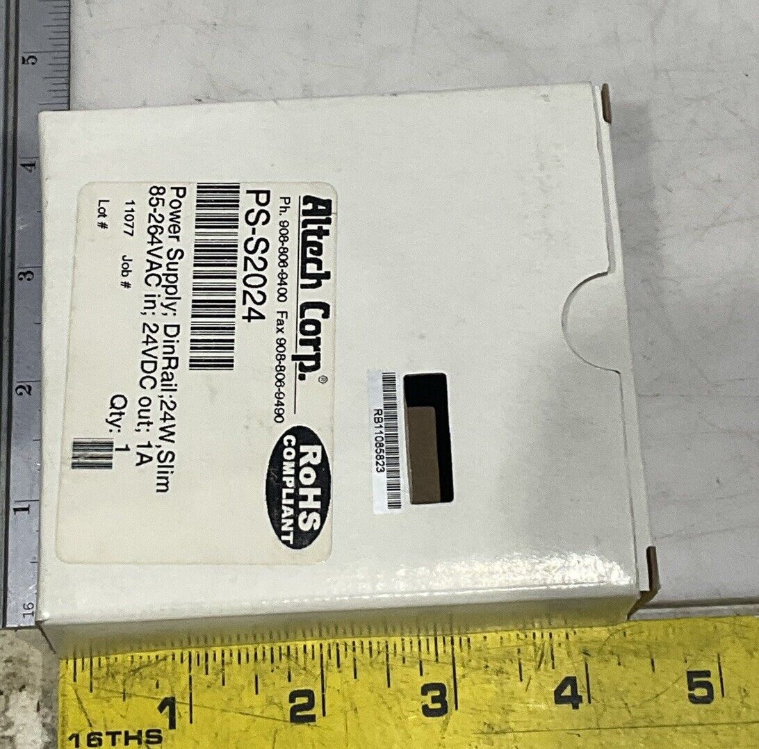 ALTECH CORP PS-S2024 POWER SUPPLY 100-240VAC 50/60 HZ U3S