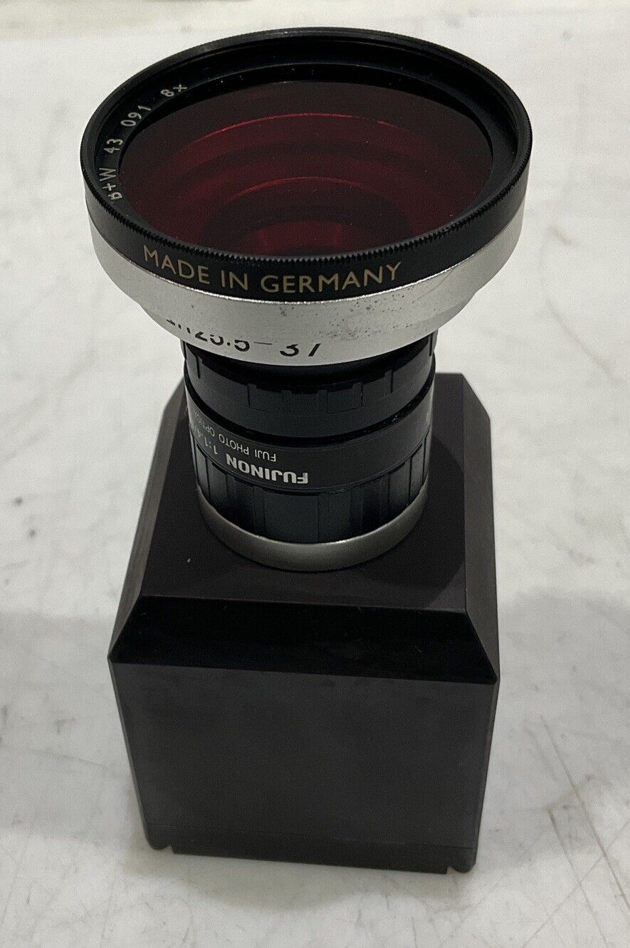 FUJINON HF16HA BOWER25.5-37 16MM CAMERA RED LENS ASSEMBLY 554