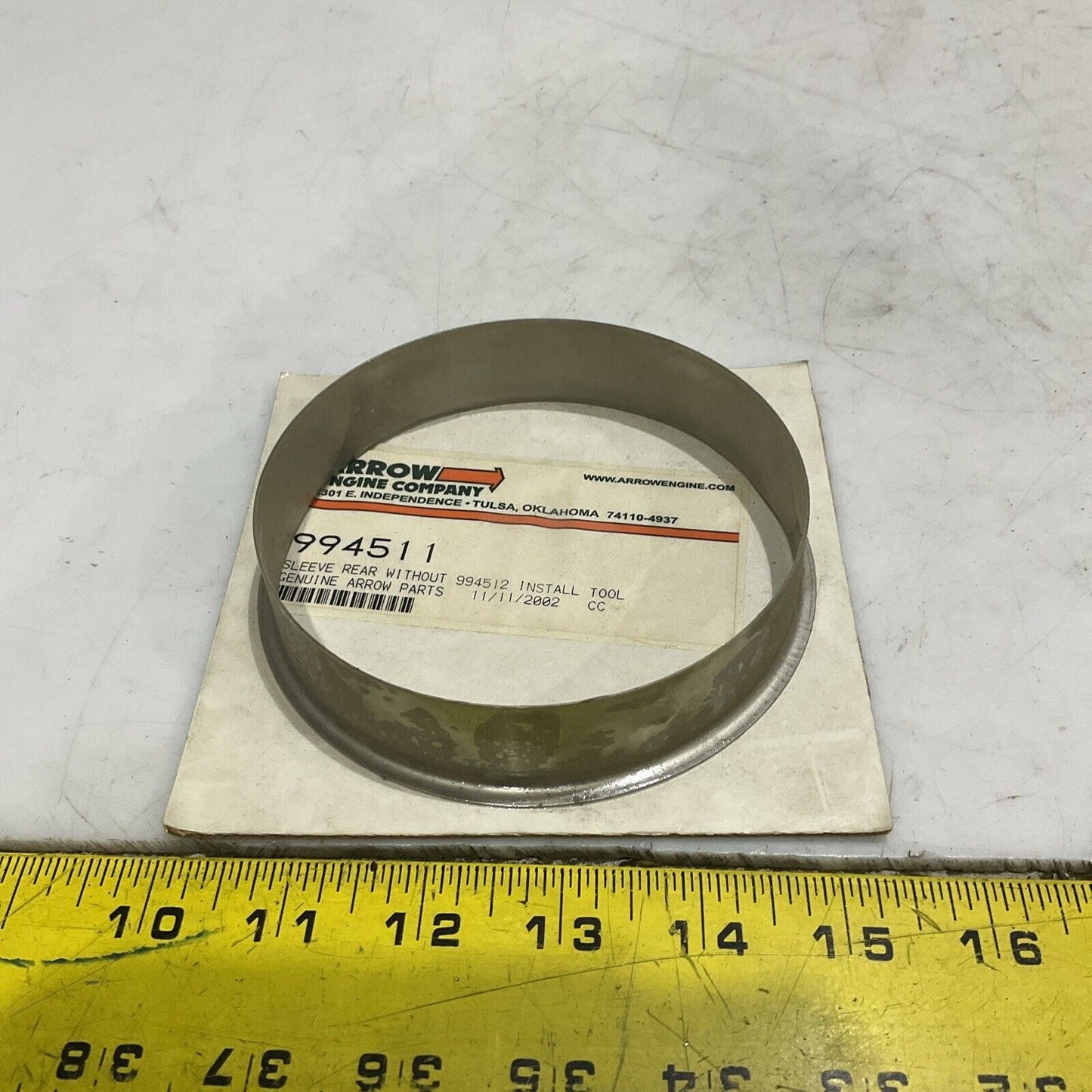 ARROW ENGINE CO. 994511 REAR WEAR SLEEVE 330 LOT OF 5 U4M