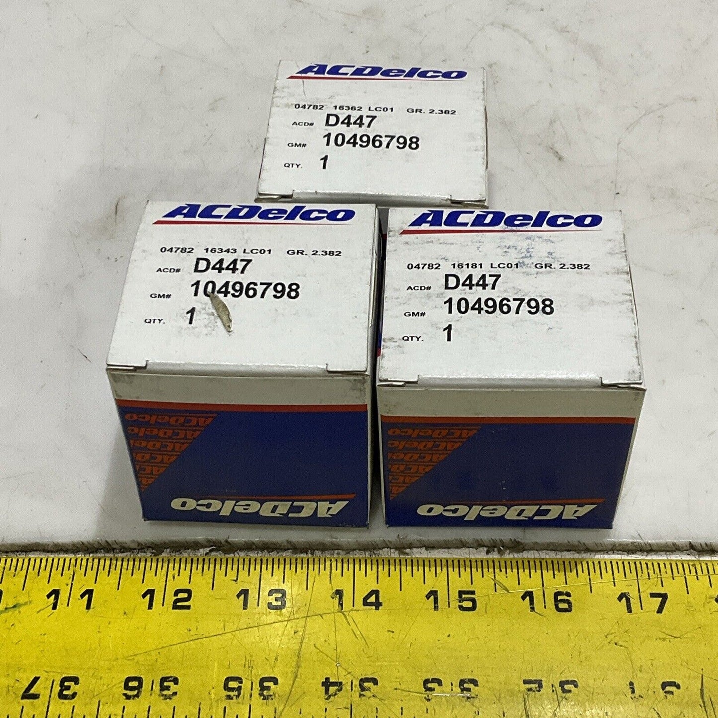 ACDELCO D447 10496798 ROTOR DISTRIBUTER LOT OF 3 U3M
