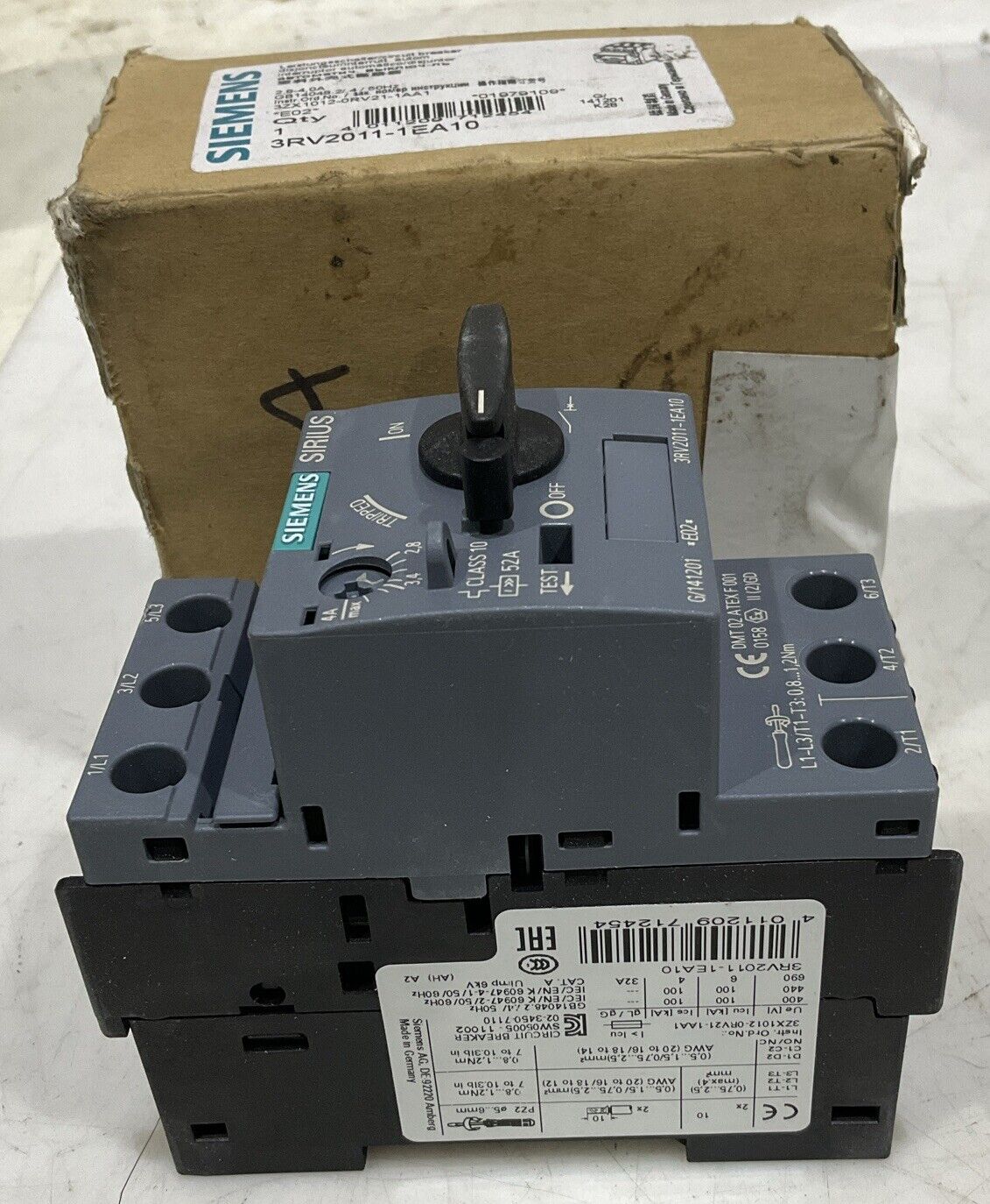 SIEMENS 3RV20111EA10 SIRIUS CONTACTOR U4M Industrial Garage Sales