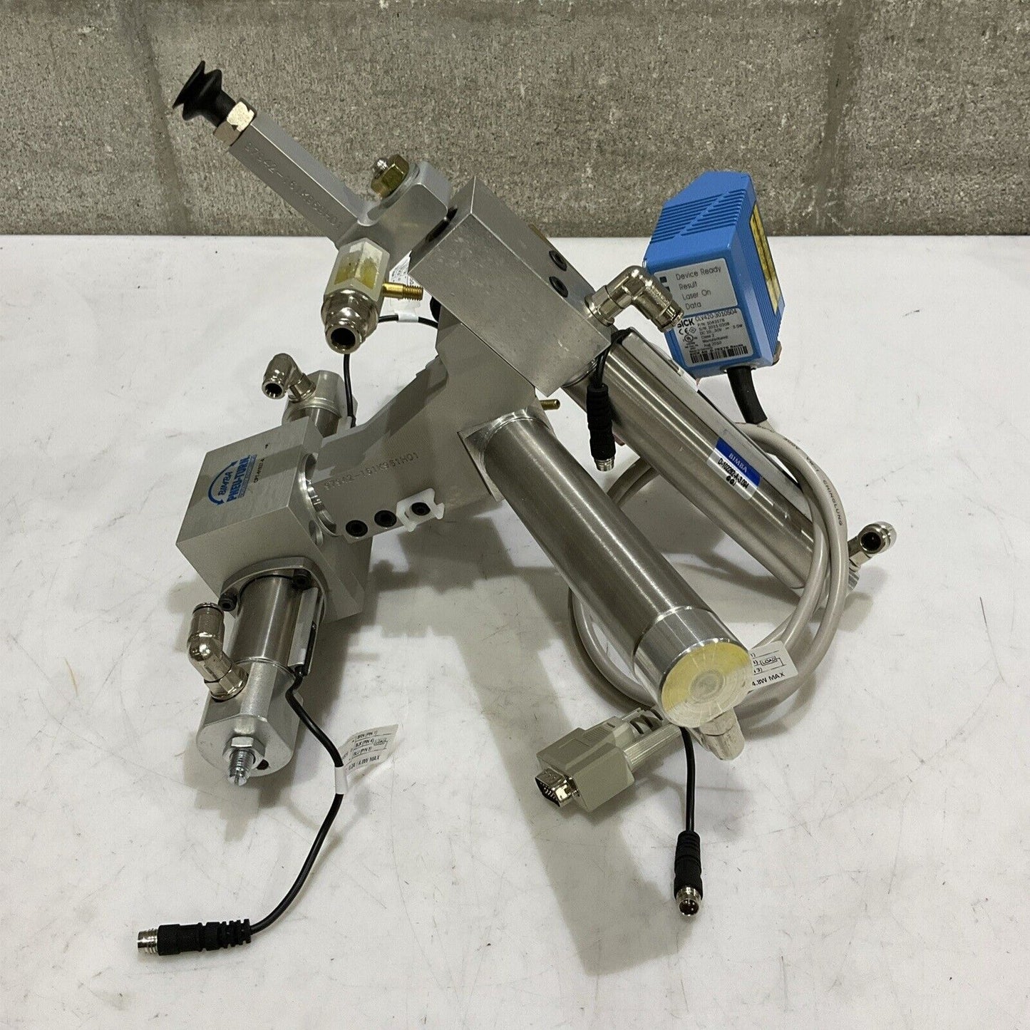 BIMBA SICK PNEUMATIC ROTARY ACTATOR ASSEMBLY CPT-01927-A CLV420-3010S04 U3S
