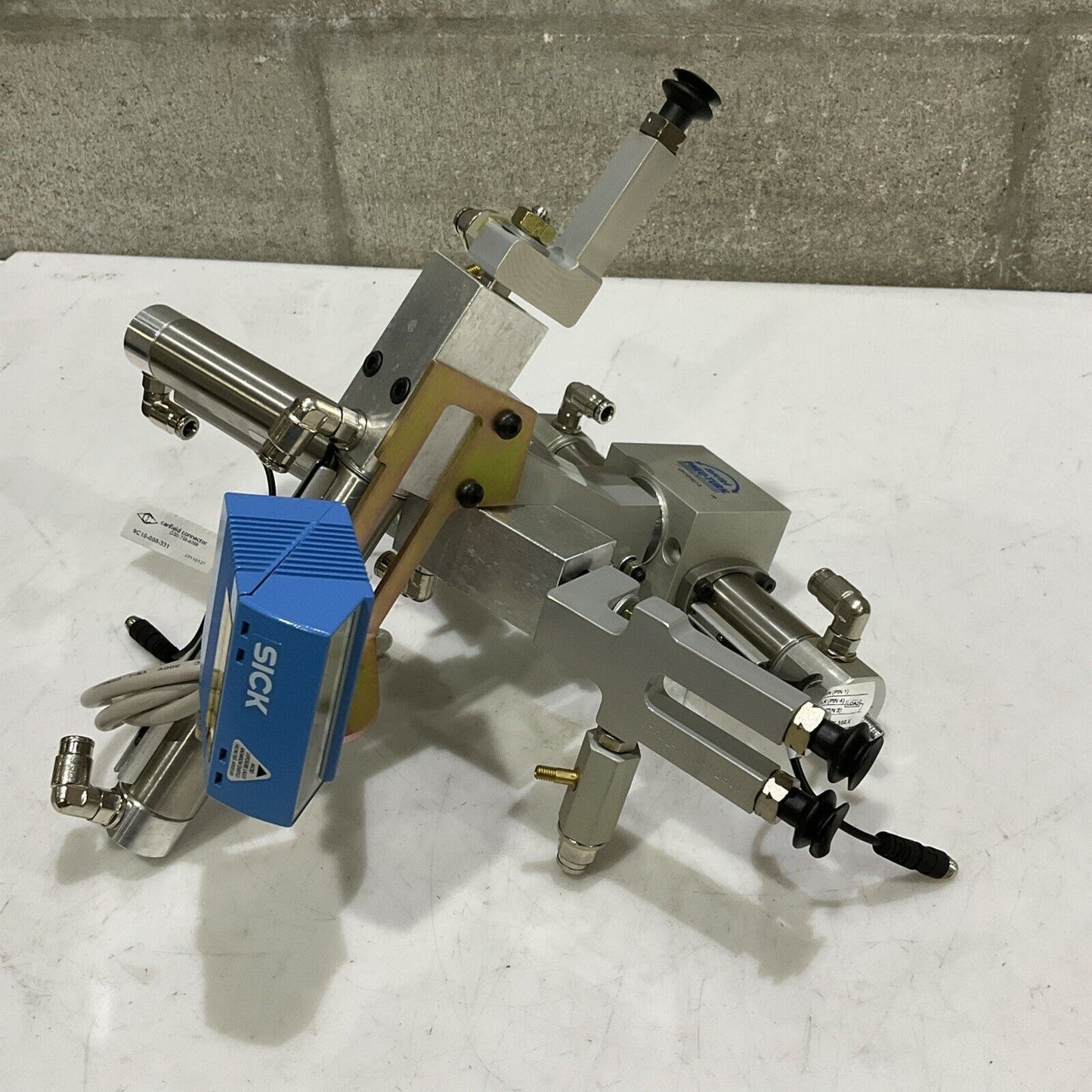 BIMBA SICK PNEUMATIC ROTARY ACTATOR ASSEMBLY CPT-01927-A CLV420-3010S04 U3S
