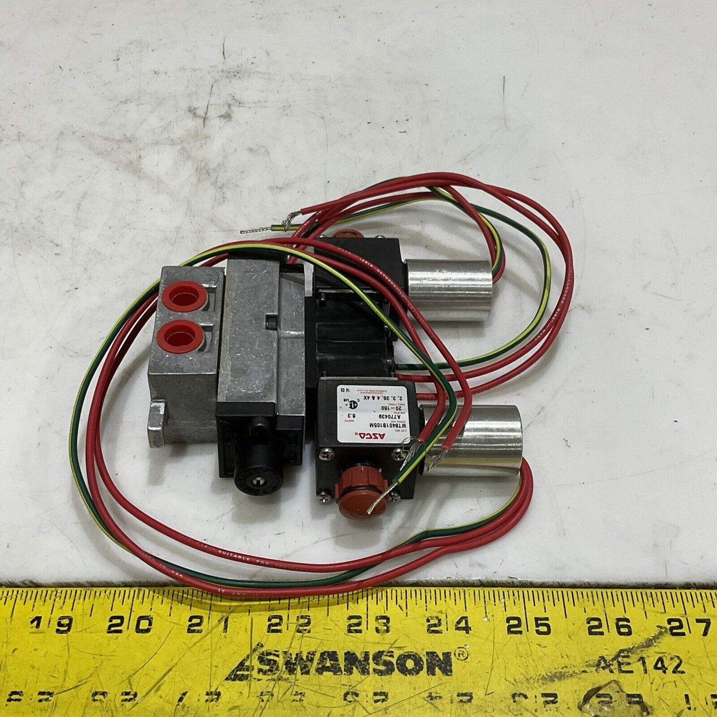 ASCO WT8401B105M SOLENOID VALVE 20-150 PSI 6.3 W 373