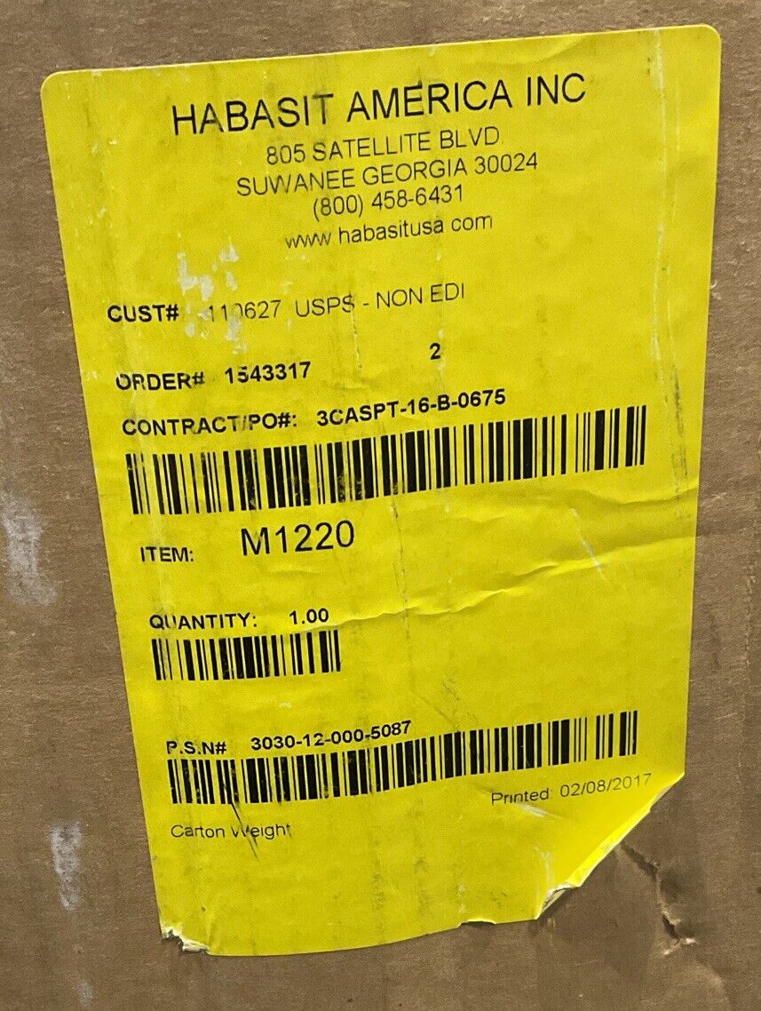 HABASIT AMERICA M1220 MODULAR BELTING 23” X 188” U3S