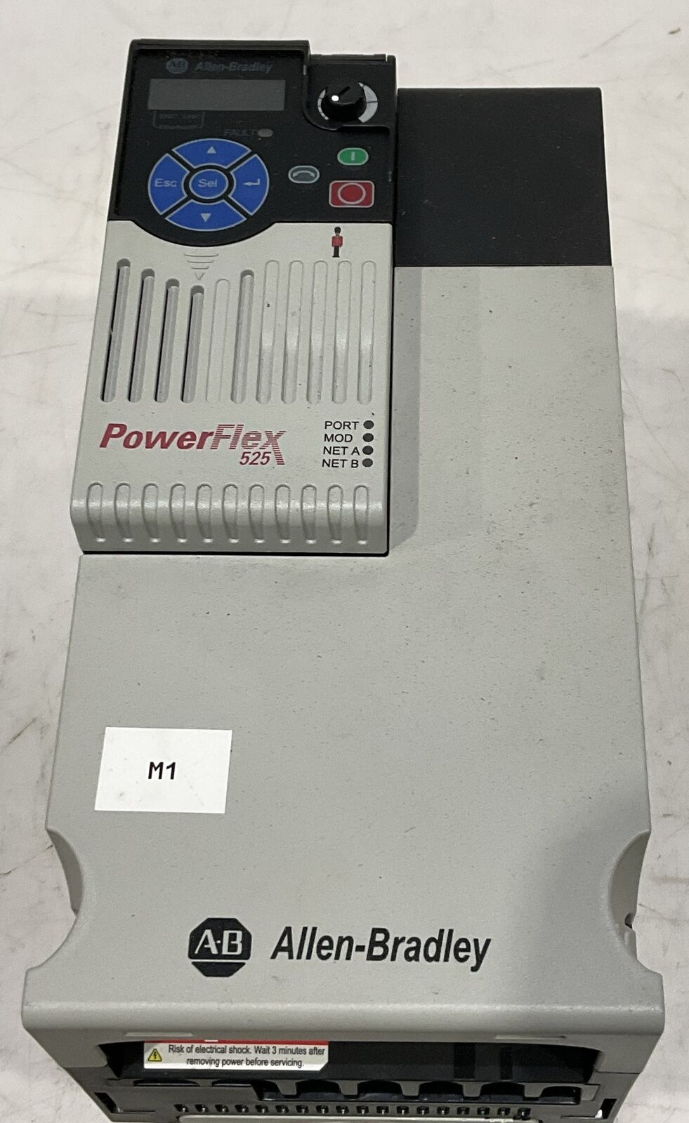 ALLEN-BRADLEY POWERFLEX 525 15kW/20HP 25B-D030N114 323-528V 30A AC DRIVE U3S
