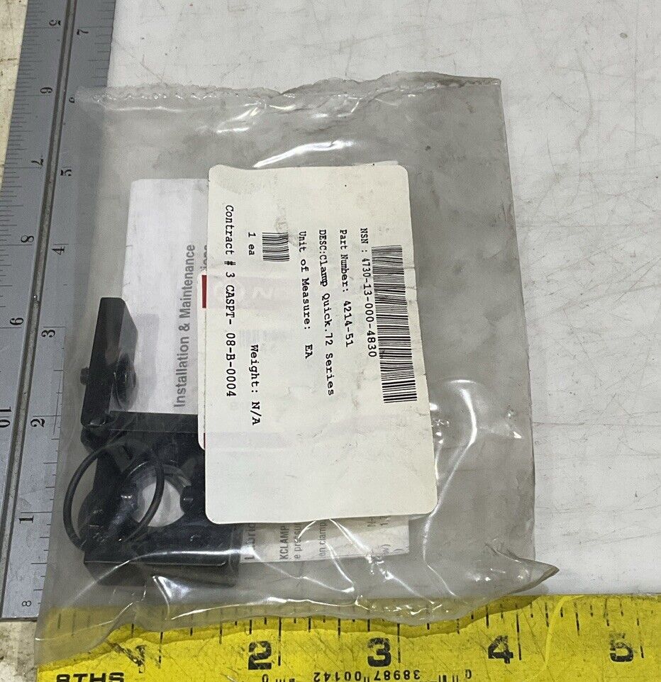 NORGREN 4214-51 CLAMP QUICK .72 SERIES MODULE CONNECTING CLAMP KIT U3S