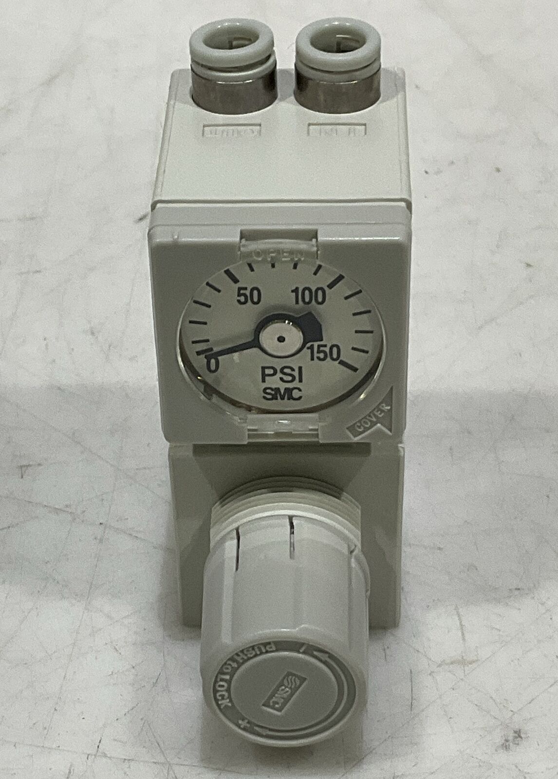 SMC ARM10F2-08G-Z COMPACT AIR MANIFOLD REGULATOR U3S