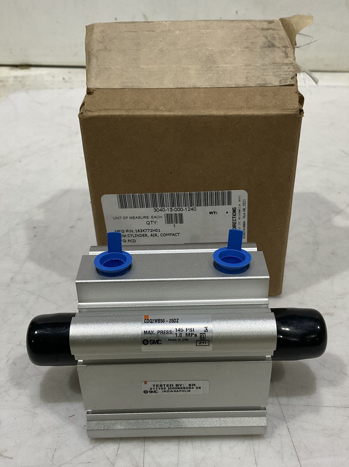 SMC CDQ2WB50-25DZ COMPACT AIR CYLINDER U3S