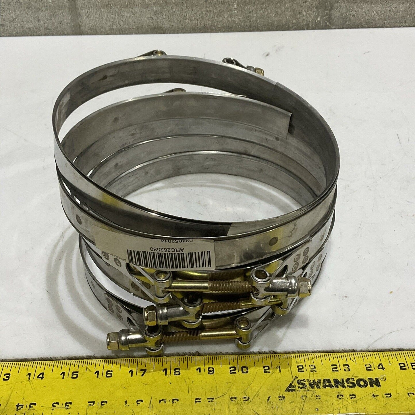 CLAMPCO 941WN-0831 HOSE CLAMP COUPLING LOT OF 5 U4M