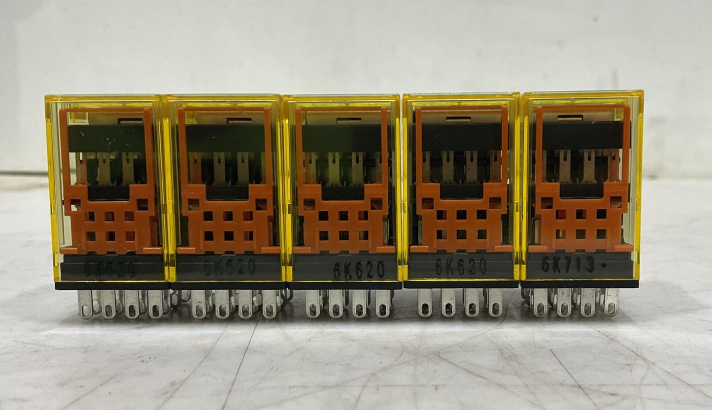 IDEC RU4S-CD-D24 PLUG-IN RELAY LOT OF 5 U3S