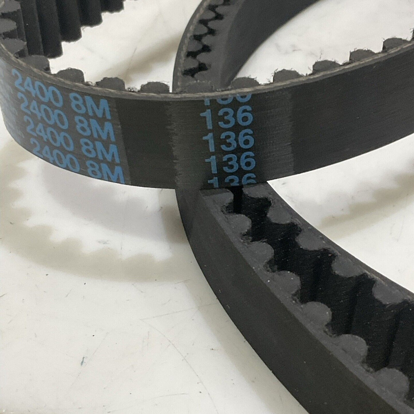 MEGADYNE 2400 8M HTD FIBERGLASS RUBBER MOLDED TIMING BELT LOT OF 11 U3S