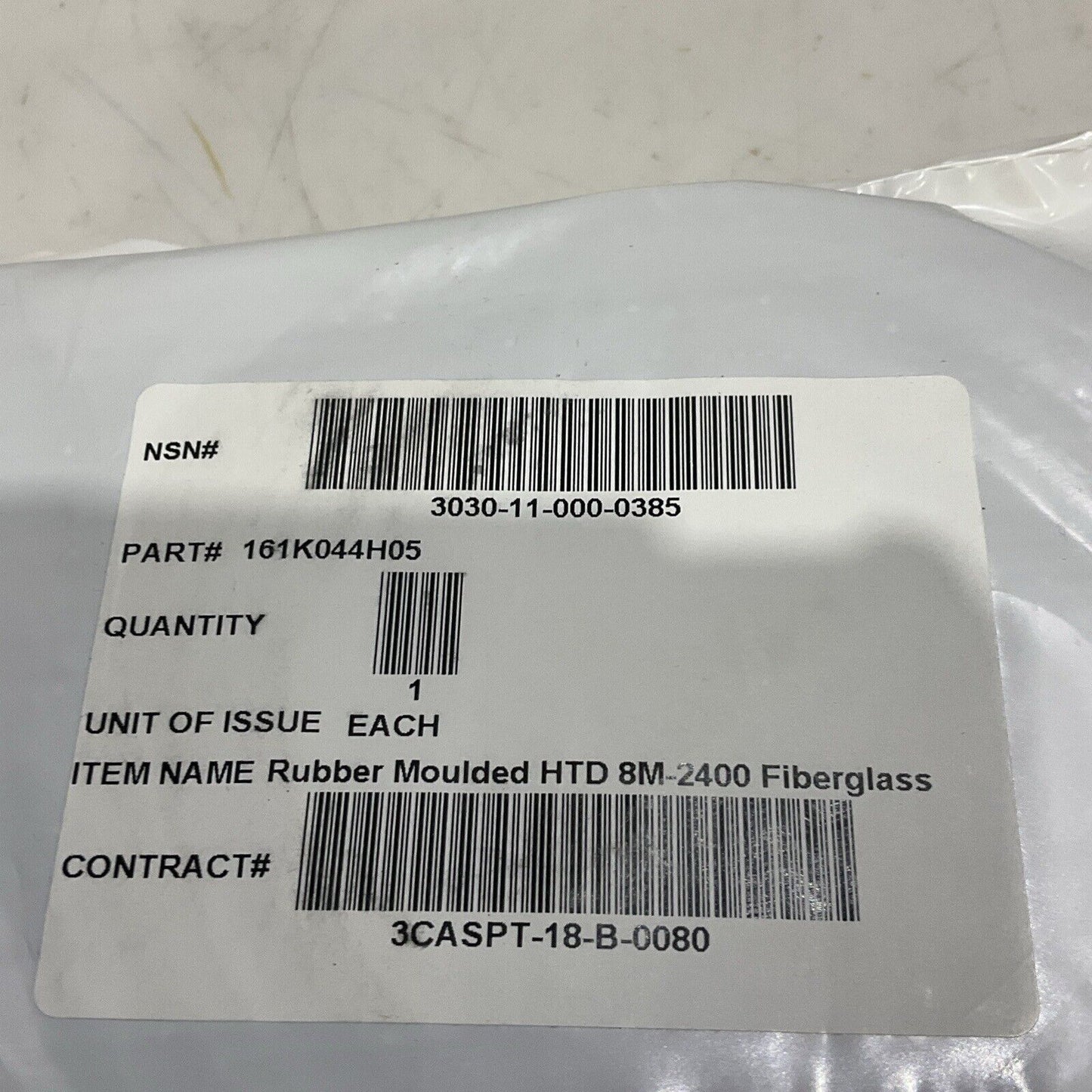 MEGADYNE 2400 8M HTD FIBERGLASS RUBBER MOLDED TIMING BELT LOT OF 11 U3S