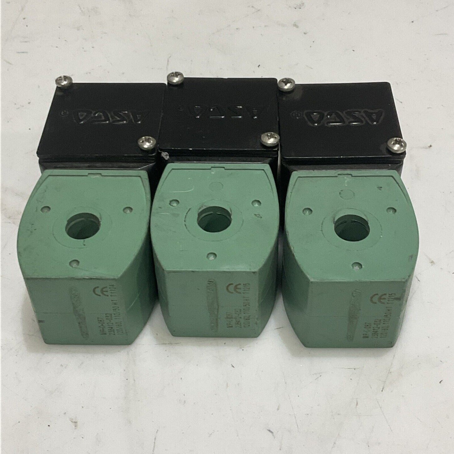 ASCO 238412-032 MP-C-087 SOLENOID VALVE COIL 120/60 110/50 T1215 LOT OF 3