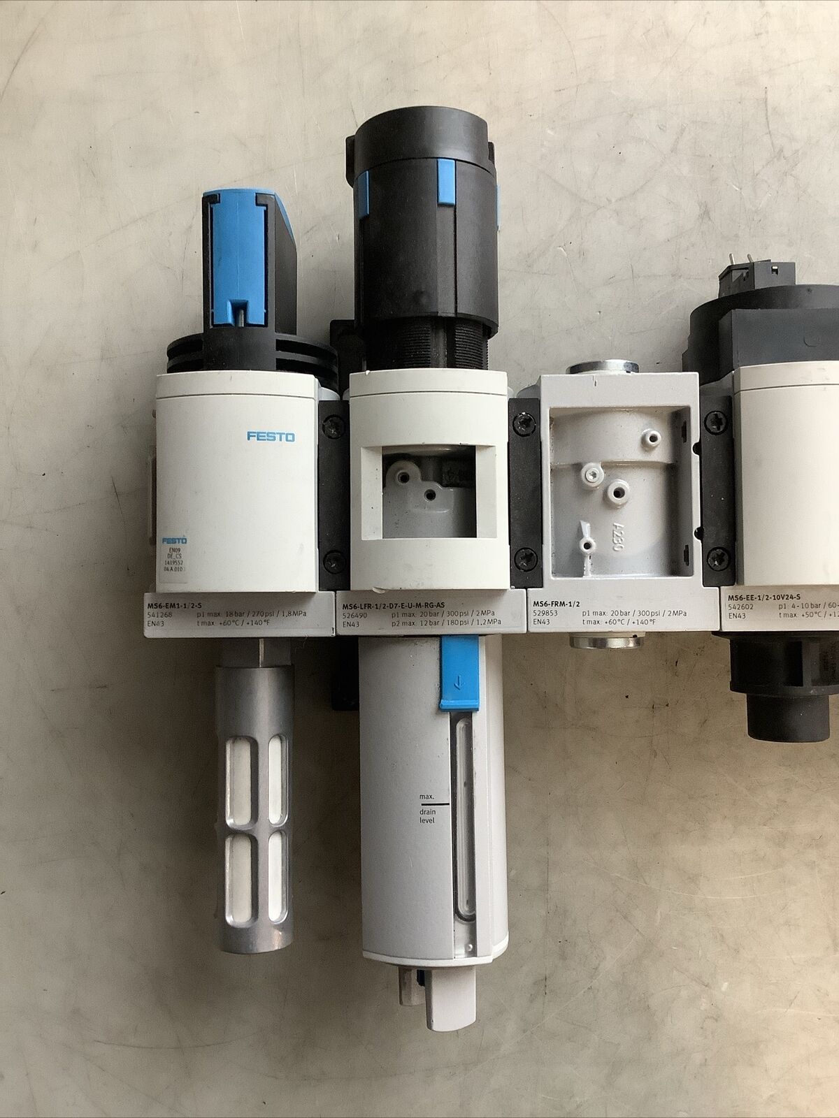 FESTO 542602 MS6-EE-1/2-10V24-S ON/OFF VALVE 554