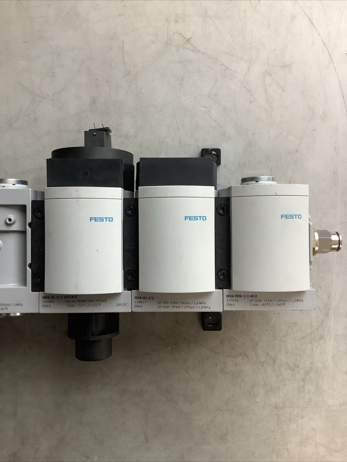 FESTO 542602 MS6-EE-1/2-10V24-S ON/OFF VALVE 554