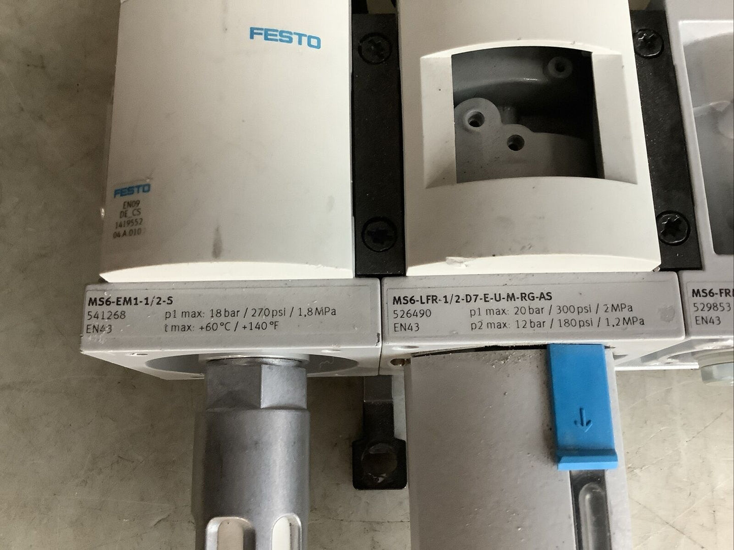 FESTO 542602 MS6-EE-1/2-10V24-S ON/OFF VALVE 554