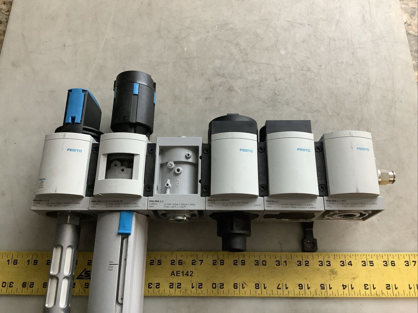 FESTO 542602 MS6-EE-1/2-10V24-S ON/OFF VALVE 554