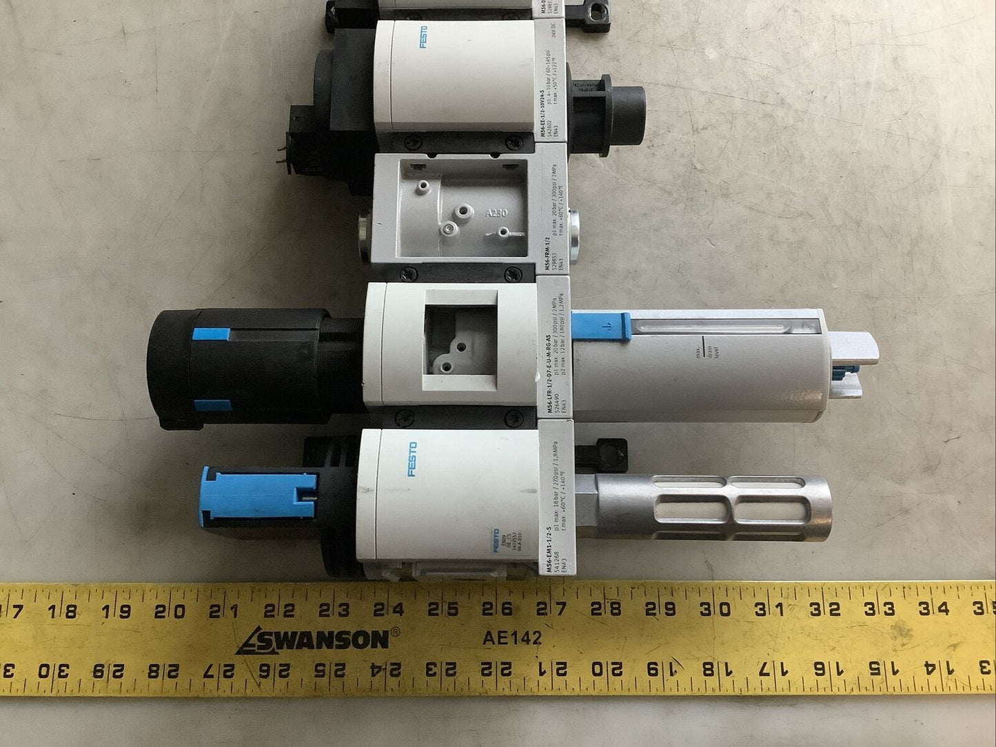 FESTO 542602 MS6-EE-1/2-10V24-S ON/OFF VALVE 554