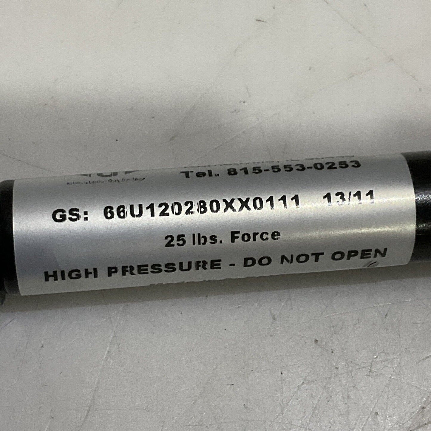 IGS VOLUMELINE 66U120280XX0111 HIGH PRESSURE GAS SPRING 25 LBS U3S